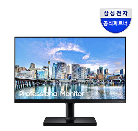 삼성 베젤리스 F24T450FQ 24인치 모니터 75Hz IPS FHD 광시야각 피벗